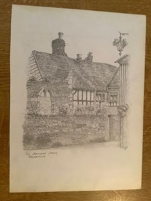 The Weavers (rear), Sandwich. - Original drawing - CHS