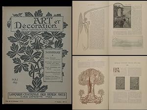 ART ET DECORATION MAI 1899 - CARLOS SCHWABE, OSCAR ROTY, CHARLES-WILLIAM BARTLETT
