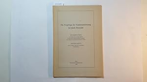 Bild des Verkufers fr Die Ursprnge der Variationsrechnung bei Jakob Bernoulli (Verhandlungen d. naturforschenden Gesellschaft in Basel. Bd 70. 1959, H. 2) zum Verkauf von Gebrauchtbcherlogistik  H.J. Lauterbach