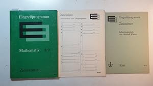 Image du vendeur pour Eingreifprogramm, Teil: Schuljahr 8/9., Mathematik: Zinseszinsen ; mit Lehrerbegleith. Heft + Antwortheft zum Lehrprogramm Heft mis en vente par Gebrauchtbcherlogistik  H.J. Lauterbach