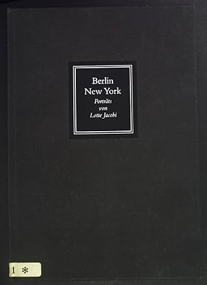 Seller image for Berlin - New York: Schriftsteller in den 30er Jahren. for sale by books4less (Versandantiquariat Petra Gros GmbH & Co. KG)