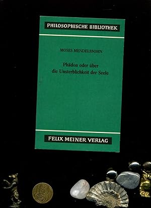 Image du vendeur pour Phdon oder ber die Unsterblichkeit der Seele. Einleitung von Nathan Rotenstreich . Dominique Bourel mit einem Nachwort. mis en vente par Umbras Kuriosittenkabinett