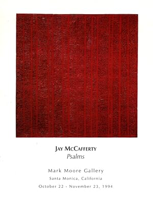 Seller image for Jay McCafferty: Psalms for sale by LEFT COAST BOOKS