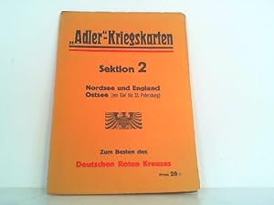 Adler Kriegskarten Sektion 2: Nordsee und England, Ostsee (von Kiel bis St. Petersburg).