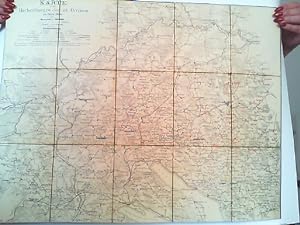 Karte zu den Herbstübungen der 28. Division im Jahre 1894. Maasstab 1:100000. (Sigmaringen, Meßki...