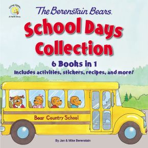 The Berenstain Bears School Days Collection: 6 Books in 1, Includes activities, stickers, recipes...