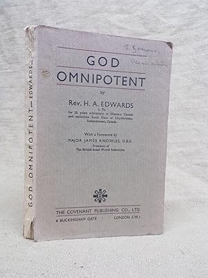 Image du vendeur pour GOD OMNIPOTENT. NINTH IMPRESSION REVISED. mis en vente par Gage Postal Books