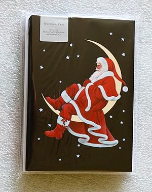 Santa Takes a Break: Pack of 10 Fine Art Christmas Cards