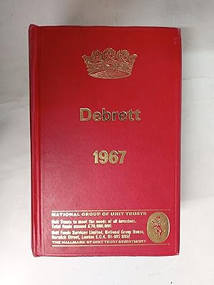 Bild des Verkufers fr Debrett's Peerage, Baronetage, Knightage And Companionage With Her Majesty's Royal Warrant Holders 165th Year 1967 zum Verkauf von Cambridge Rare Books