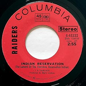 Seller image for Indian Reservation / Terry's Tune [7" 45 rpm Single] for sale by Kayleighbug Books, IOBA