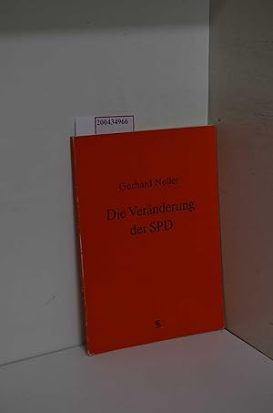 Image du vendeur pour Die Vernderung der SPD. mis en vente par ralfs-buecherkiste