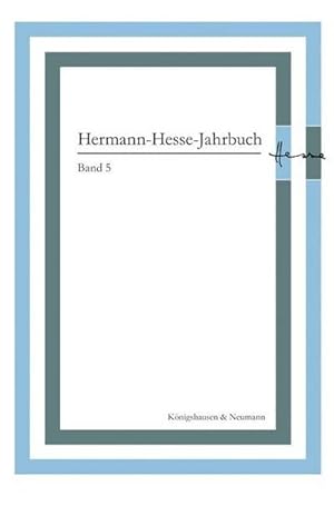 Bild des Verkufers fr Hermann-Hesse-Jahrbuch. Bd.5 zum Verkauf von AHA-BUCH GmbH