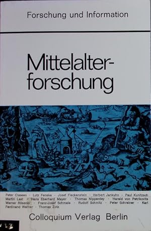 Bild des Verkufers fr Mittelalterforschung. Forschung und Information ; 29. zum Verkauf von Antiquariat Bookfarm
