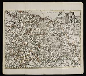 Map of Utrecht by de Leth (1740)