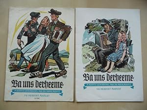 - Ba uns Derheeme. A buntes Liederbichel aus dr Äberlausitz. [1. Teil] u. 2. Teil in 2 Heften. Il...