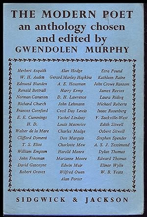 Image du vendeur pour The Modern Poet: An Anthology Chosen By Gwendolen Murphy 1947 mis en vente par Artifacts eBookstore