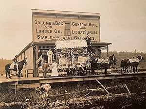 Columbia Box and Lumber Co. General Merchandise and Loggers Supplies Staple and Fancy Groceries P...