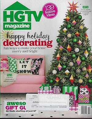 Seller image for HGTV MAGAZINE DECEMBER 2016 for sale by Gibson's Books