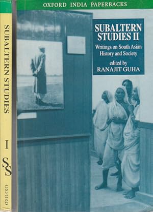 Subaltern Studies I AND II. Writings on South Asian History and Society.