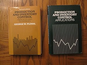 Seller image for Classic Supply Chain George W. Plossl Production and Inventory Control Two (2) Hardcover Book Lot, including: Principles and Techniques, and; Applications for sale by Clarkean Books