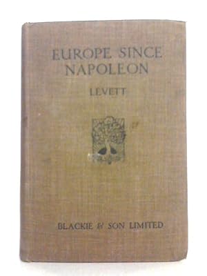 Bild des Verkufers fr Europe Since Napoleon zum Verkauf von World of Rare Books