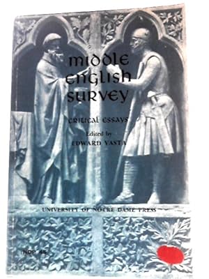 Bild des Verkufers fr Middle English Survey: Critical Essays zum Verkauf von World of Rare Books