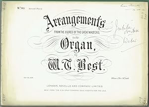 Jubilee Overture Arranged For Organ BY W. T. Best