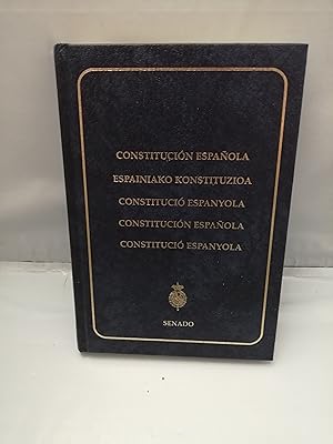 Bild des Verkufers fr Constitucin Espaola / Espainiako Konstituzioa / Constituci Espanyola / Constitucin espaola / Constituci Espanyola (Primera edicin, tapa dura) zum Verkauf von Libros Angulo