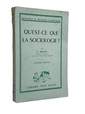 Image du vendeur pour Qu'est-ce que la sociologie ? (7e d.) mis en vente par Librairie Douin