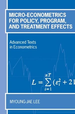 Immagine del venditore per Micro-Econometrics for Policy, Program, and Treatment Effects venduto da GreatBookPricesUK