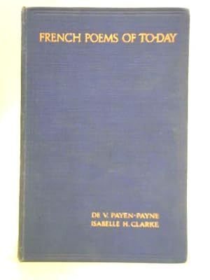 Seller image for French Poems of To-Day: An Anthology for sale by World of Rare Books