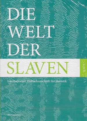 Seller image for Die Welt der Slaven; Teil: Jg.67 - 2022,1. Internationale Halbjahresschrift fr Slavistik. for sale by Fundus-Online GbR Borkert Schwarz Zerfa