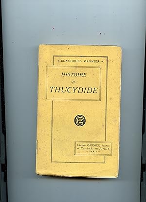 Bild des Verkufers fr HISTOIRE DE THUCYDIDE .Traduction de C. Lvesque ,revue , corrige et annote par A. Loiseau zum Verkauf von Librairie CLERC