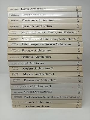 Seller image for History of World Architecture. 18 volume set: Roman Architecture, Modern, Baroque, Gothic, Primitive, Ancient, Oriental, etc. for sale by ROBIN SUMMERS BOOKS LTD
