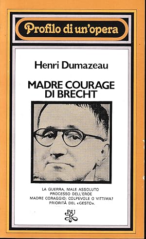 Imagen del vendedor de Madre Courage di Brecht a la venta por librisaggi