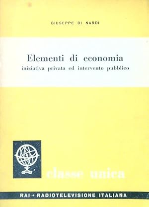 Image du vendeur pour Elementi di economia mis en vente par Librodifaccia