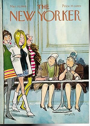 Imagen del vendedor de The New Yorker (Magazine) March 30, 1968 a la venta por Dorley House Books, Inc.