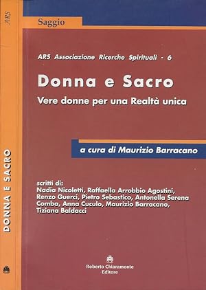 Bild des Verkufers fr Donna e Sacro (Vere Donne per una Realt unica) Atti Convegno zum Verkauf von Biblioteca di Babele