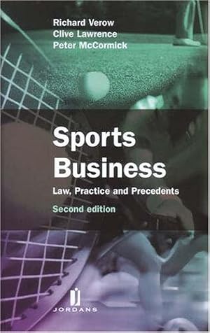 Bild des Verkufers fr Sports Business: Law, Practice, Precedents zum Verkauf von WeBuyBooks