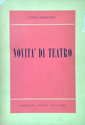 Seller image for Novita' di teatro for sale by Librodifaccia