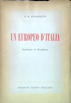 Bild des Verkufers fr Un Europeo d'Italia zum Verkauf von Librodifaccia