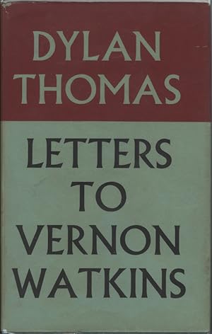 Immagine del venditore per Letters to Vernon Watkins venduto da James F. Balsley, Bookseller