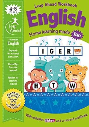 Imagen del vendedor de Leap Ahead: 4-5 Years English (Leap Ahead Workbook Expert) a la venta por WeBuyBooks