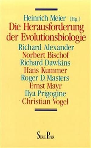 Bild des Verkufers fr Die Herausforderung der Evolutionsbiologie zum Verkauf von Versandantiquariat Felix Mcke
