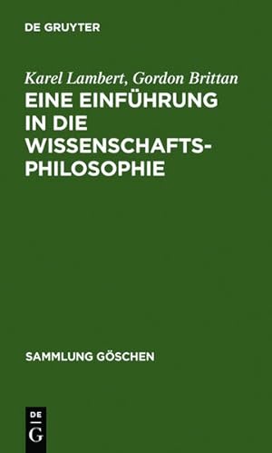 Bild des Verkäufers für Eine Einführung in die Wissenschaftsphilosophie (Sammlung Göschen, 2236, Band 2236) zum Verkauf von Versandantiquariat Felix Mücke