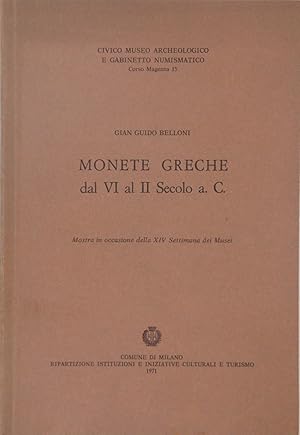 Immagine del venditore per Monete greche dal VI al II Secolo a.C. venduto da FABRISLIBRIS