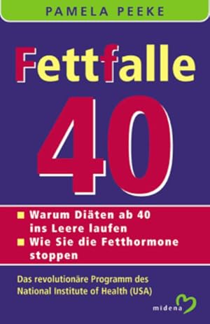 Bild des Verkufers fr Fettfalle 40. Warum Diten ab 40 ins Leere laufen. Wie Sie die Fetthormone stoppen. zum Verkauf von Versandantiquariat Felix Mcke