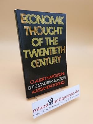 Imagen del vendedor de Economic Thought of the Twentieth Century ; (ISBN: 85520009x) a la venta por Roland Antiquariat UG haftungsbeschrnkt