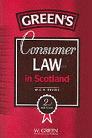 Seller image for Consumer Law in Scotland for sale by WeBuyBooks