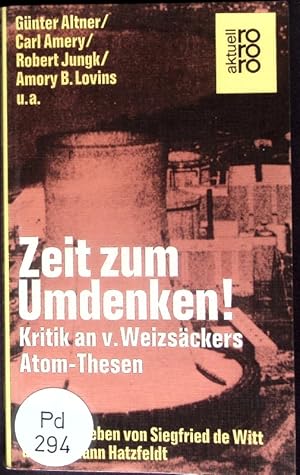 Seller image for Zeit zum Umdenken! for sale by Antiquariat Bookfarm